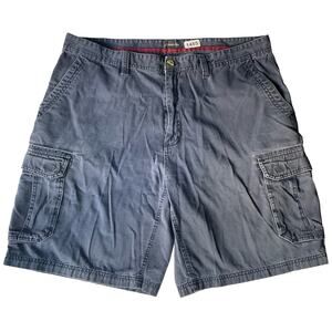 St. John's Bay Men’s Cargo Khaki Shorts w Side Pockets size 40, Blue
